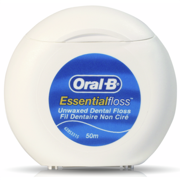 Oral B Essential Dental Floss Unwaxed 50m Multibuy (3)