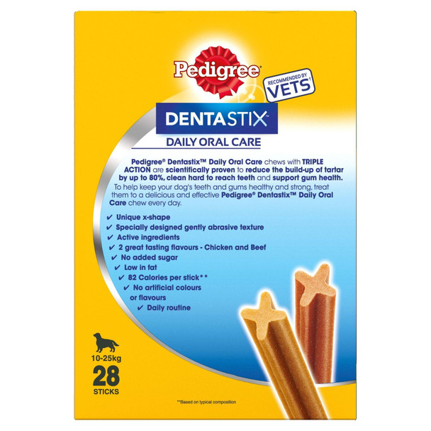 Pedigree Dentastix Medium Dog Dental Chews, 28 Sticks, 720 g