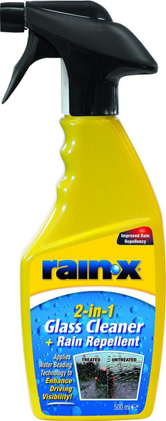 Rain-X 1830048 88197500 2-in-1 Glass Cleaner Plus Rain Repellent 500 ml