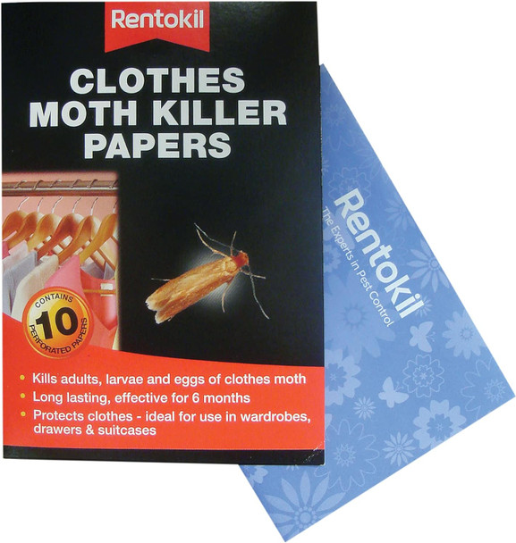 Rentokil Moth Killer Strips (10 Papers)
