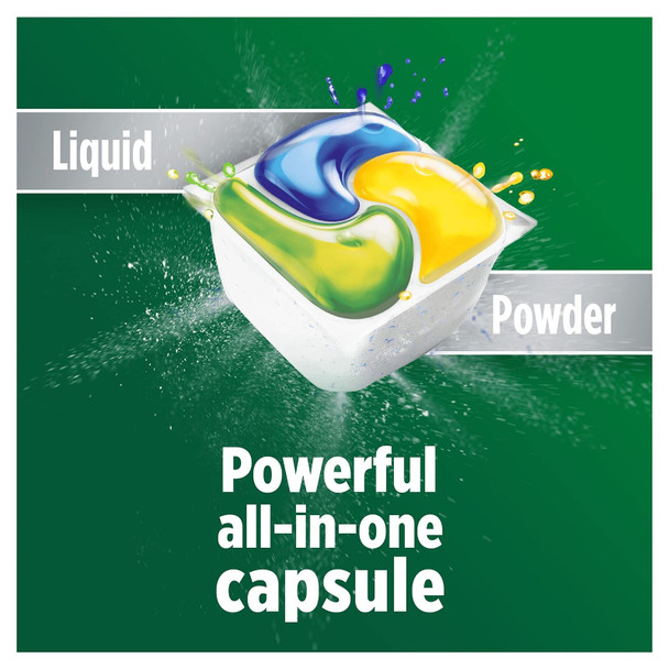 Fairy Platinum All In One Dishwasher Tablets, Lemon, 51 Tablets, For Tough Challenges, Even Cleans Greasy Filters