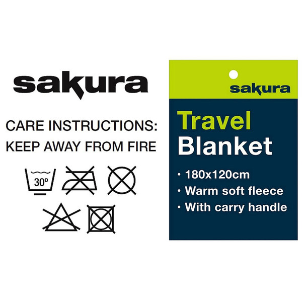 Sakura SS5303 Travel Blanket 180cm x 120cm