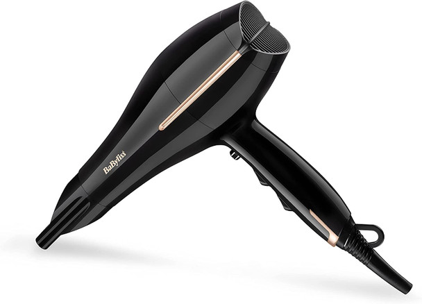 BaByliss Salon Professional Hair Dryer 2200 W Ionic Frizz-Control + Concentrator
