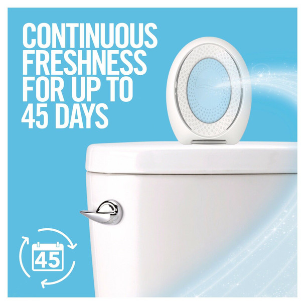 8 x Febreze 2in1 Bathroom Air Freshener White Jasmine Push Button, up to 45 days