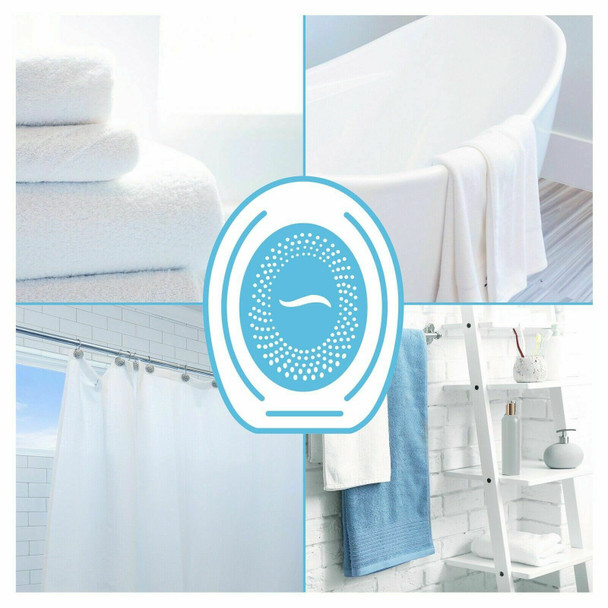 8 x Febreze 2in1 Bathroom Air Freshener White Jasmine Push Button, up to 45 days