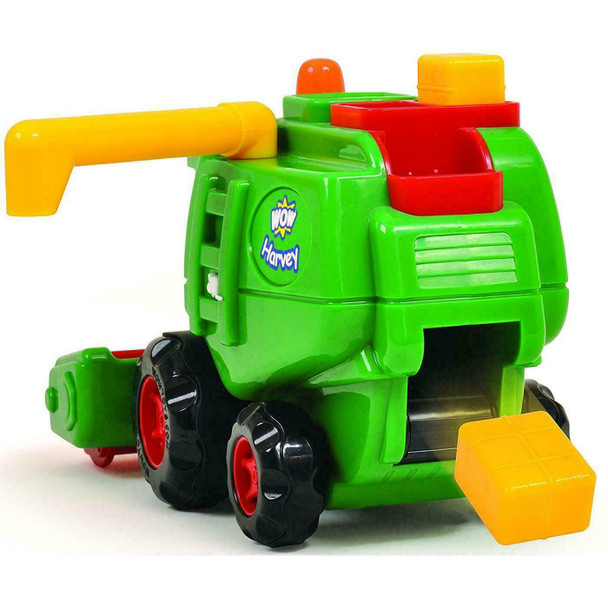 WOW Toys Harvey Harvester Push & Go Motorised Toy With Figure & Realistic Sounds