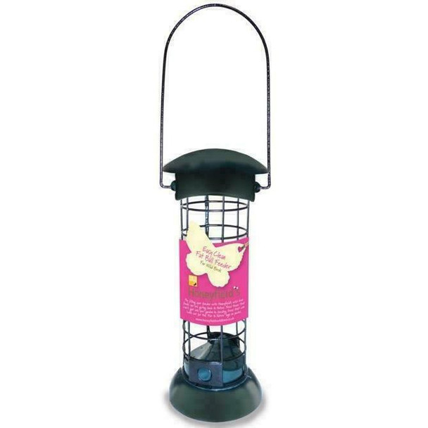 Honeyfield's Fat Ball Feeder With Hanger & Screw Top - Wild Birds - Easy To Fill