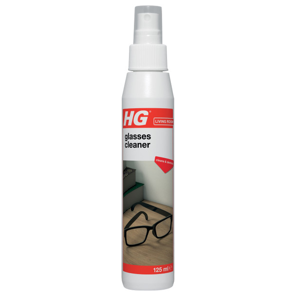 2x HG Glasses Cleaner For Safe Cleaning and Degreasing Clean & Dry Fast - 125 ml