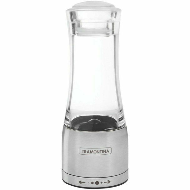 Tramontina Realce Salt & Pepper Grinder, Stainless Steel, 150g Salt, 75g Pepper