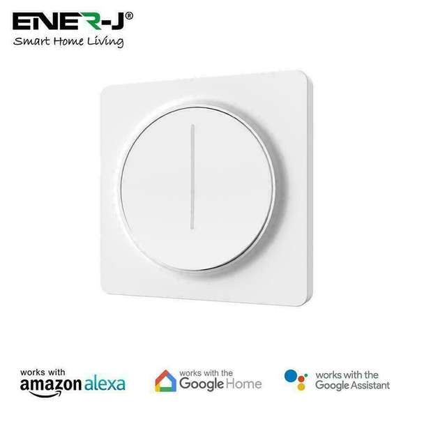 Ener-J Smart Wifi Dimmable Light Touch Switch Max 220 LED Load Alexa/Google Home