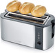 Severin Automatic Long Slot Toaster 1400 W Brushed Stainless Steel/Black