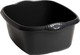 Wham Casa Rectangular Washing Up Bowl 39cm/12 L, Midnight Black