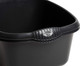 Wham Casa Rectangular Washing Up Bowl 39cm/12 L, Midnight Black