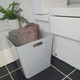 Wham 26026 Studio Storage Basket Cube Cool Grey Box 30 cm