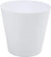 Wham 26cm Round Pot Plant Cover Waste Bin Ice White 26 x 23.5 cm