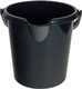 Wham Black 10 Litre Durable High Grade Plastic Bucket with Litre Scale