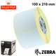 4770 x Genuine Zebra Direct Thermal Printer Labels 1000D Z-Perform (100x210mm)
