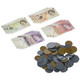Casdon Little Shopper Cash Pretend Fun Banknotes & Coins, Counting Skills - 3 +