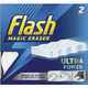 2 x Flash Ultra Power Magic Eraser Erases Up To 100% Impossible Stains, Cleaning