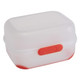 Addis Clip & Go Lunchtime Sandwich Storage Box Container, Duo Compartment