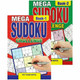 Squiggle A5 Mega Sudoku Challenge Books 1 and 2, Travel Sized Puzzles, Pack of 2