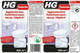 HG Hygienic Toilet Area Cleaner From Toilet Seat To Door Handle, Quick Dry 500ml