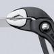 Knipex Cobra® High-Tech Water Pump Pliers grey atramentized, with non-slip pl...