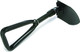 Hilka Folding Boot Shovel Portable & Compact for Harsh Conditions, Black