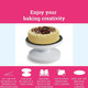 Tala Cake Decorating Icing Turntable 0 & 20 Degrees Tilting Display Stand