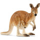 SCHLEICH 14756 Kangaroo Wild Life Toy Figurine for children aged 3-8 Years