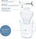 BRITA Style XL Water Filter Jug Grey (3.6L) incl. 1x MAXTRA PRO All-in-1 cartridge - large volume design jug with smart LED-LTI and Flip-Lid - now in sustainable Smart Box packaging
