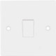 5 x Status 1 Gang 2 Way Light Switch White Bi-directional Plastic Connector