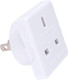 Status 2-pin Plug Adapter for UK 3-pin for Travel Plugs Max Load 10 amps-240V