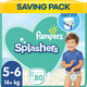 Pampers Splashers Disposable Swim Nappies Size 3-4 (6-11 kg) for Optimal Protection in The Water, 12 Layers