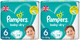 38 x Pampers Baby Dry Nappies 12 Hour, Size 6 Flexible Sides 13-18kg, Carry Pack
