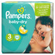 Pampers Baby Dry Nappies Carry Pack, Size 3 (Midi) - 30 Nappies