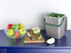 Kis Smart Container Bio Compost, 25.5 x 23 x 25 cm, Grey