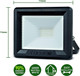 Luceco LED Eco Slimline Floodlight, 14.5 x 12.5 x 5 cm, IP65 Rated, 10 W, Black