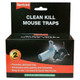 Rentokil FC100 Clean Kill Mouse Traps, Black