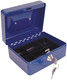 Cash Box/Money Box 6" Blue with 2 Keys