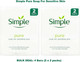 Simple Soap 125gm Twin Packs (6 Twin Packs 12 bars in Total)