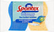 Spontex Non Scratch Super Absorbent Sponge Scourers, Pack of 2, Yellow Sponge Blue Scourer