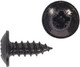 Sealey BST3510 3.5 x 10mm Black Pozi Self Tapping Screw Flanged Head BS 4174 - Pack of 100