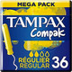 Tampax Compak Regular Tampons with Plastic Applicator