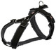 TRIXIE Trekking Harness New Premium, M: 53-64 cm/20 mm, Black/Graphite, Dog