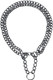 Trixie Chromed Double Row Semi-Choke Chain with Strain Relief, 60 cm x 2.5 mm