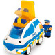 WOW Toys Police Chase Charlie Push & Go Toy Vehicle With Figures, Ages 1-5 Years