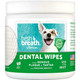 TropiClean Fresh Breath Dental Wipes Helps Remove Plaque & Tartar for Dogs/Cats