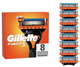 Gillette Fusion Men’s Replacement Razor 5-Blade Cartridges - 8 Pack of Blades