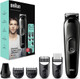 Braun 6-in1 All-in-One Style Kit Series 3, Male Grooming Kit With Beard Trimmer, Hair Clippers & Precision Trimmer, With Lifetime Sharp Blades, Gifts for Men, UK 2 Pin Plug, MGK3420, Black